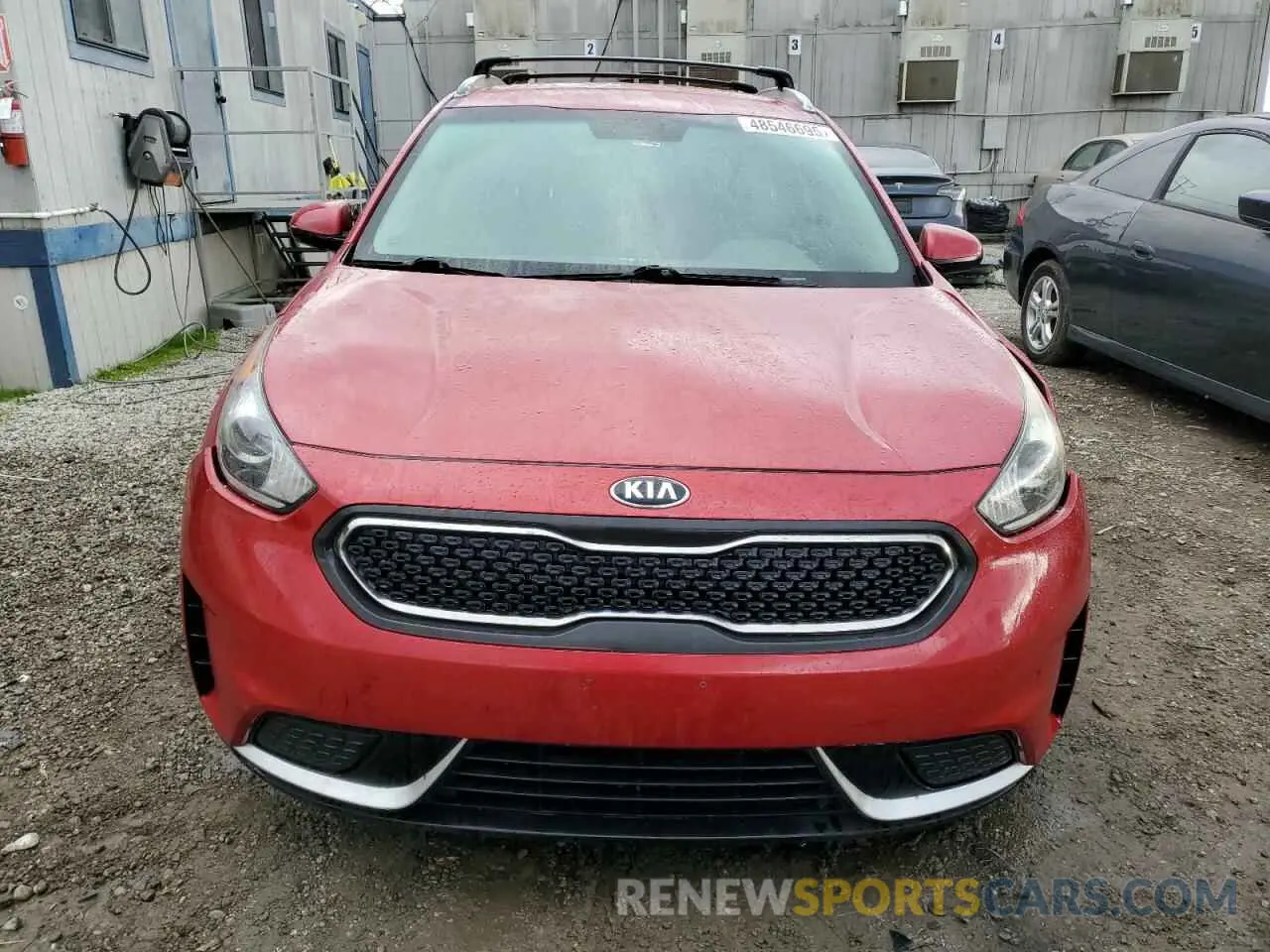 5 fotografías del automóvil dañado KNDCB3LC7K5243082 KIA NIRO 2019
