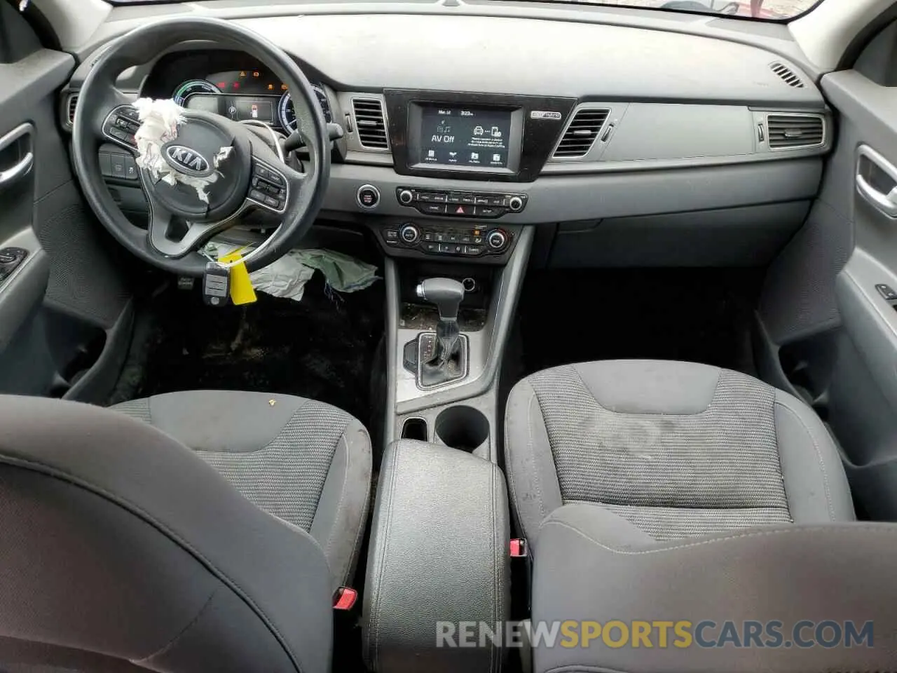 8 fotografías del automóvil dañado KNDCB3LC7K5243082 KIA NIRO 2019