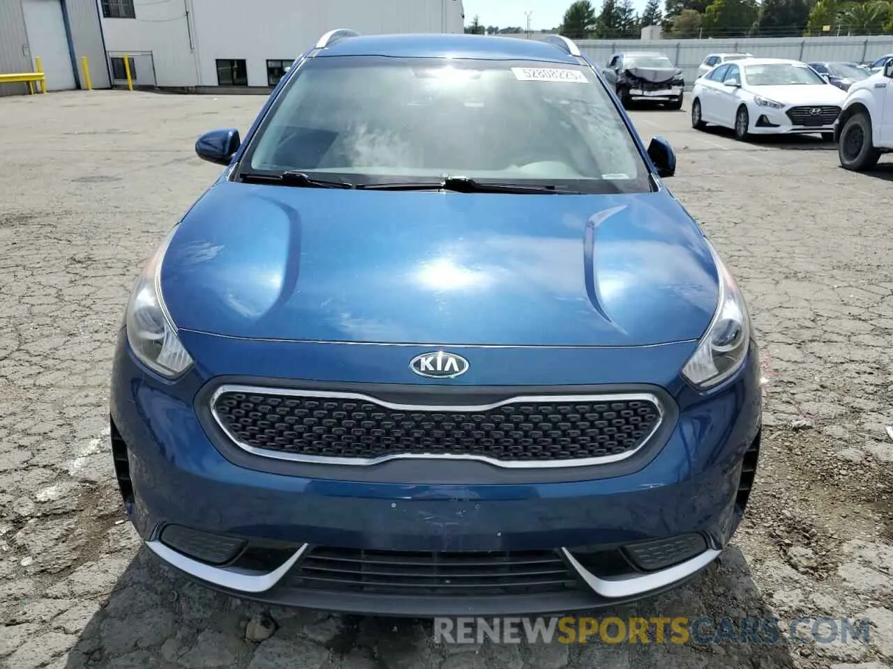 5 fotografías del automóvil dañado KNDCB3LC7K5257192 KIA NIRO 2019