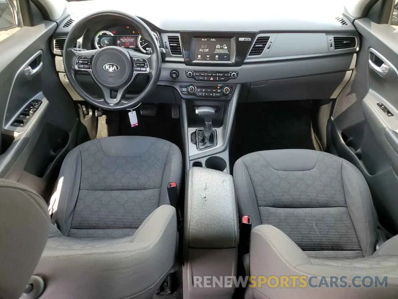 8 fotografías del automóvil dañado KNDCB3LC7K5257192 KIA NIRO 2019