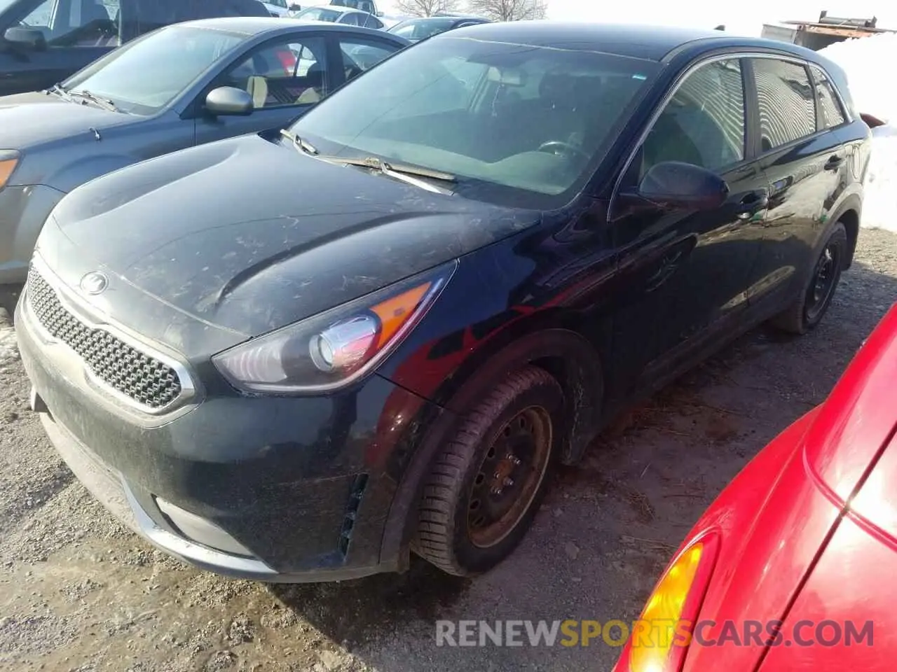 1 fotografías del automóvil dañado KNDCB3LC7K5257225 KIA NIRO 2019