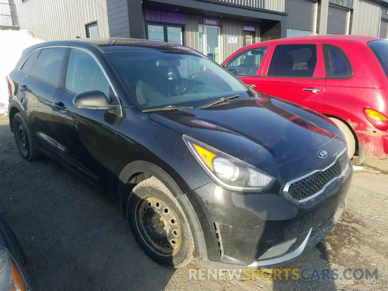 4 fotografías del automóvil dañado KNDCB3LC7K5257225 KIA NIRO 2019