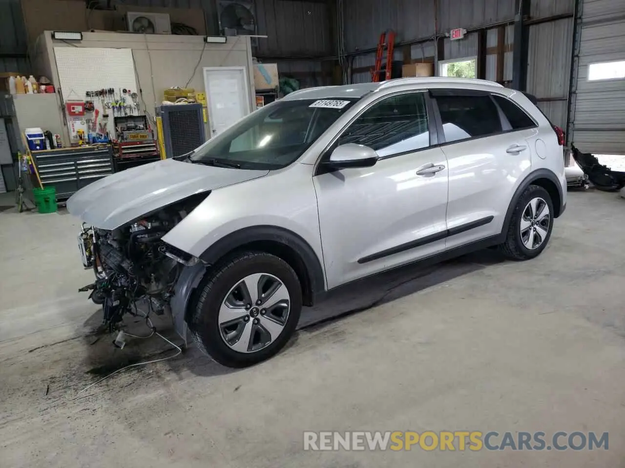 1 fotografías del automóvil dañado KNDCB3LC8K5223097 KIA NIRO 2019
