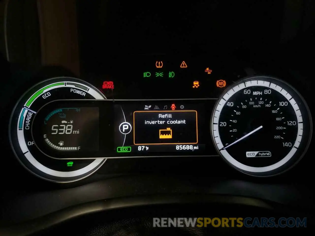 9 fotografías del automóvil dañado KNDCB3LC8K5223097 KIA NIRO 2019