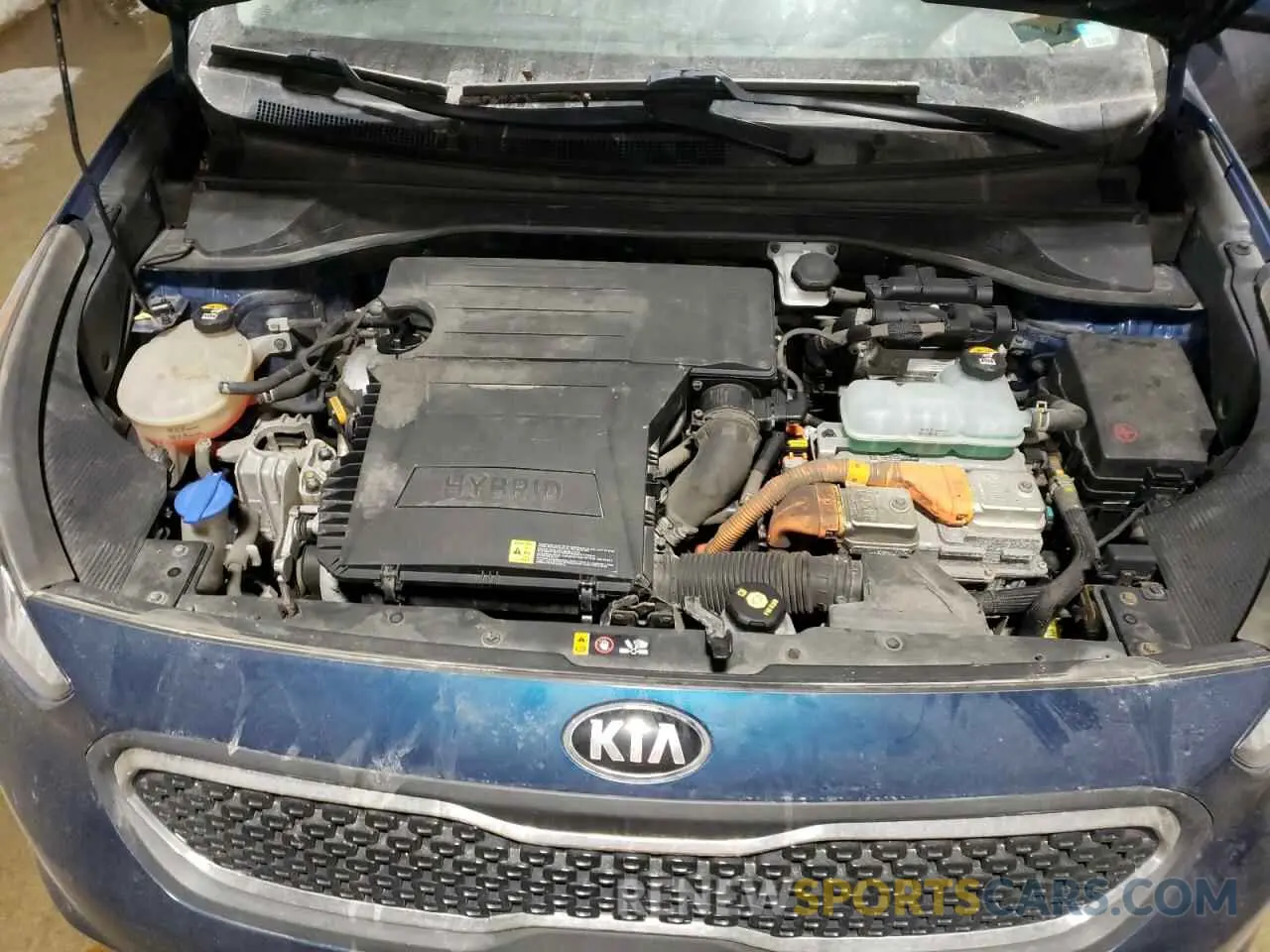 12 fotografías del automóvil dañado KNDCB3LC8K5335589 KIA NIRO 2019