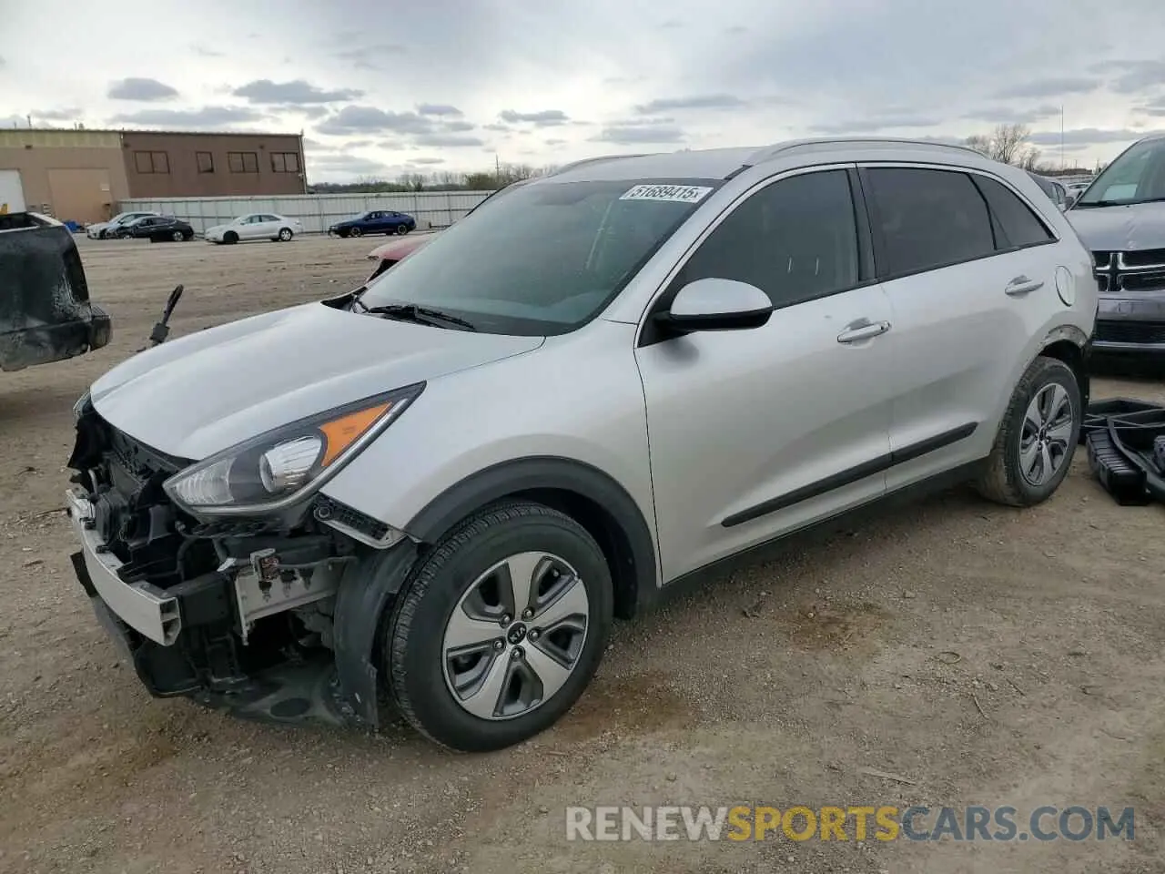 1 fotografías del automóvil dañado KNDCB3LCXK5351132 KIA NIRO 2019
