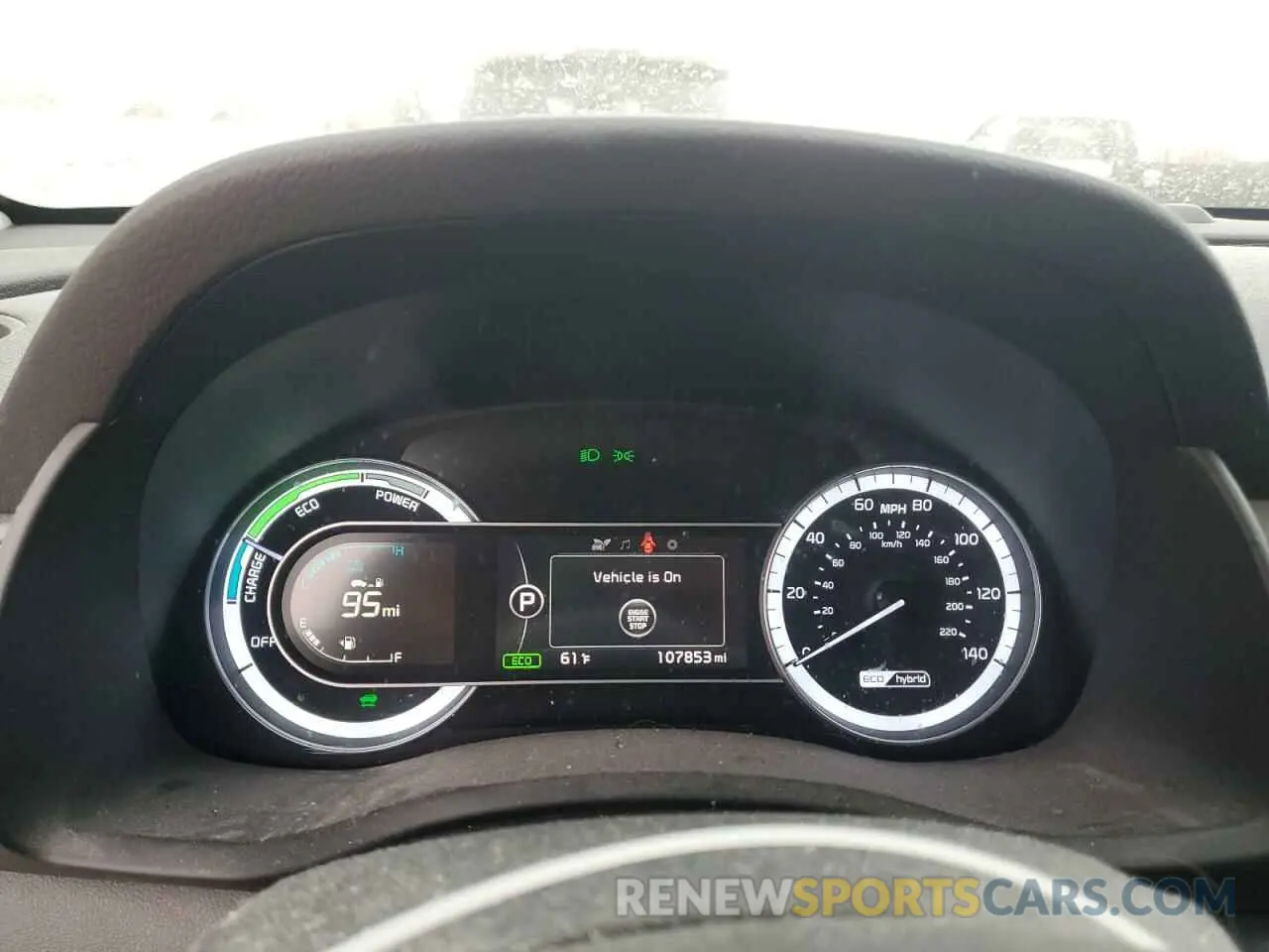 9 fotografías del automóvil dañado KNDCB3LCXK5351132 KIA NIRO 2019