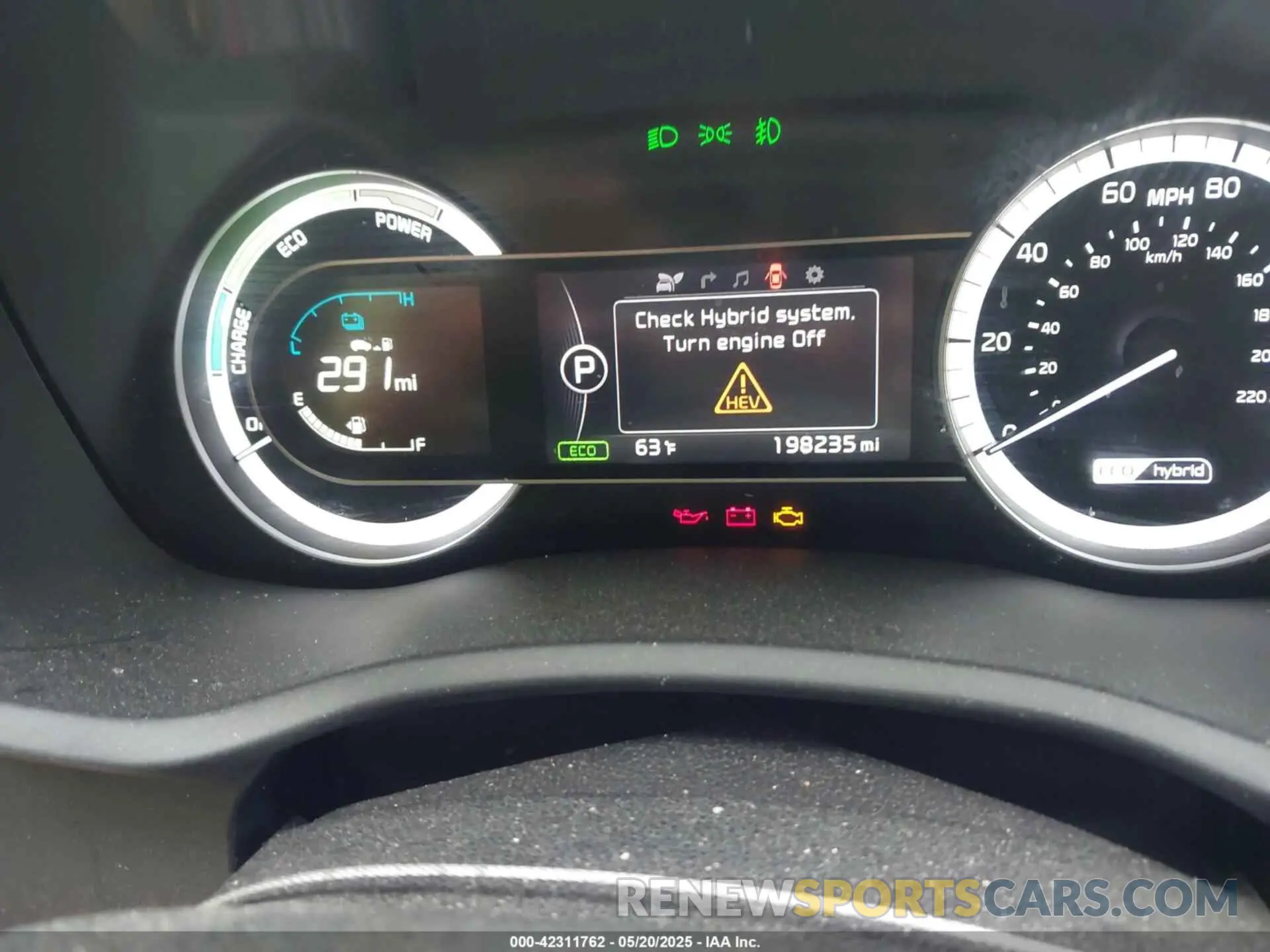 7 fotografías del automóvil dañado KNDCC3LC1K5262689 KIA NIRO 2019