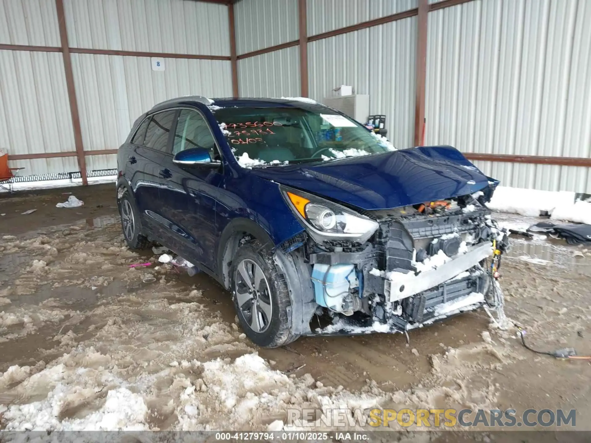 1 fotografías del automóvil dañado KNDCC3LC3K5275931 KIA NIRO 2019