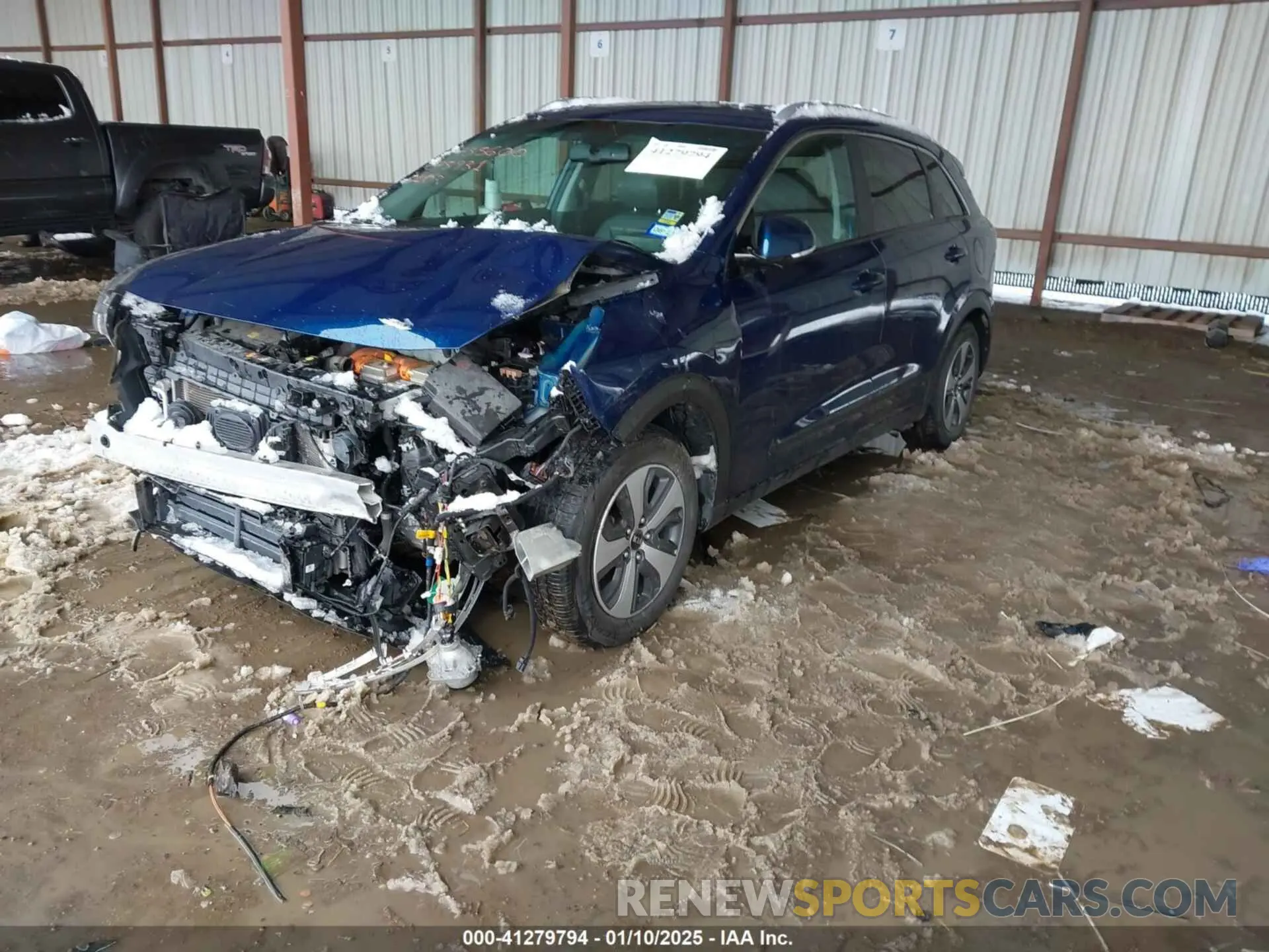 2 fotografías del automóvil dañado KNDCC3LC3K5275931 KIA NIRO 2019
