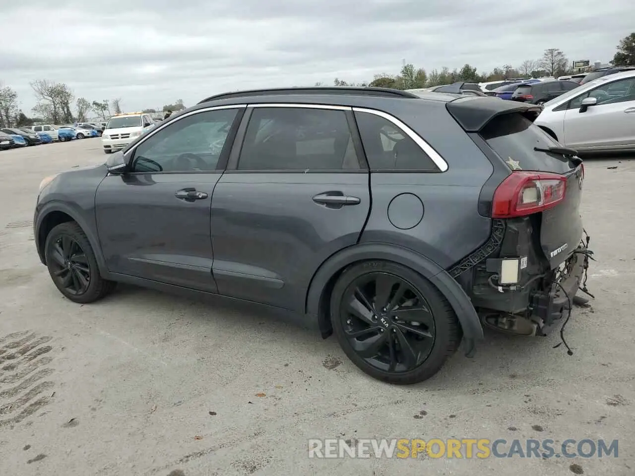 2 fotografías del automóvil dañado KNDCC3LC4K5222283 KIA NIRO 2019