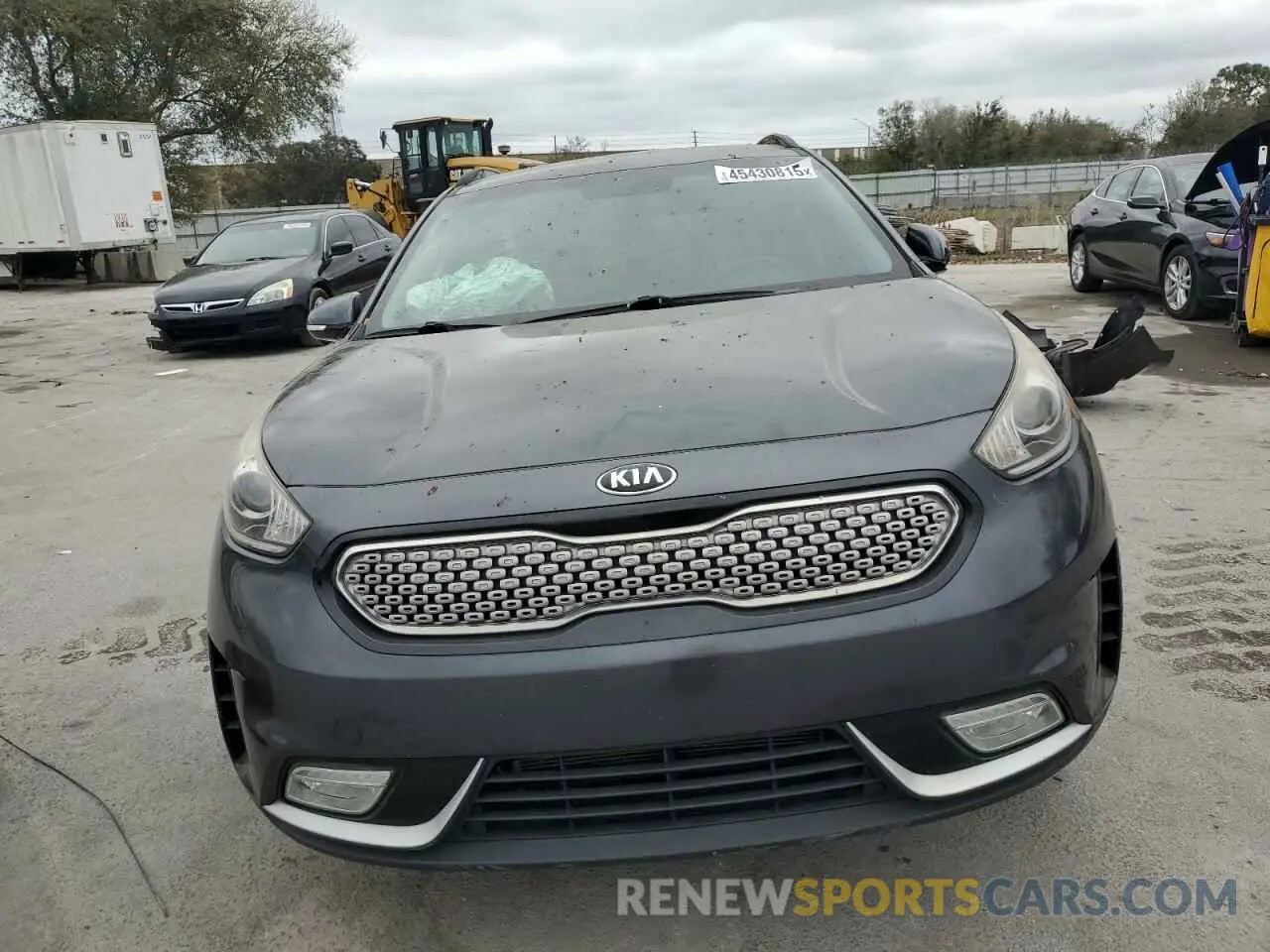 5 fotografías del automóvil dañado KNDCC3LC4K5222283 KIA NIRO 2019
