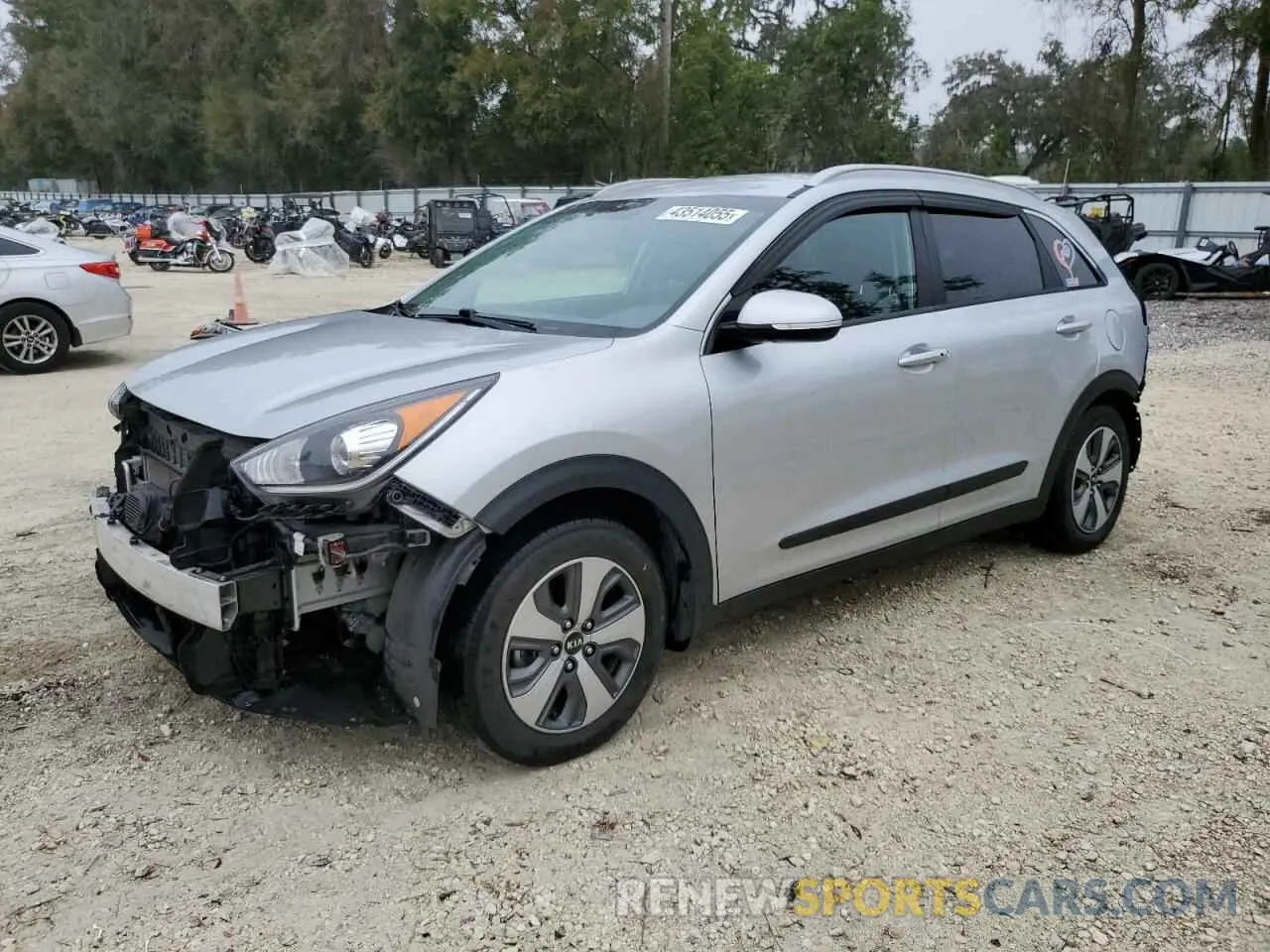 1 fotografías del automóvil dañado KNDCC3LC5K5303986 KIA NIRO 2019