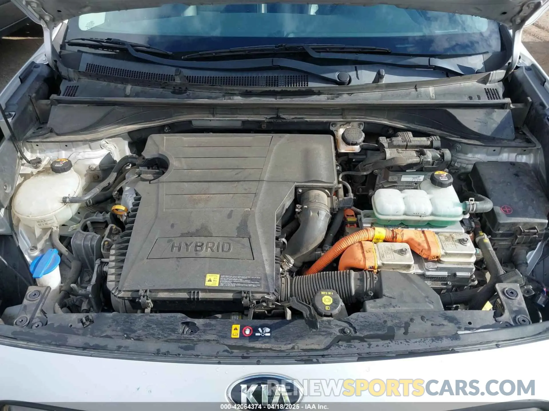 10 fotografías del automóvil dañado KNDCC3LC8K5351854 KIA NIRO 2019