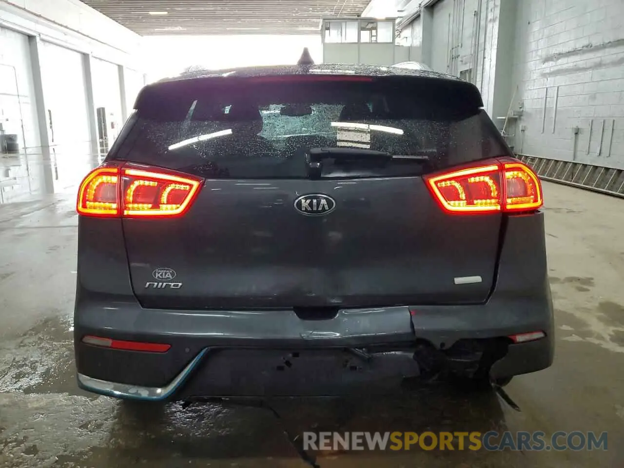 6 fotografías del automóvil dañado KNDCC3LD1K5325511 KIA NIRO 2019