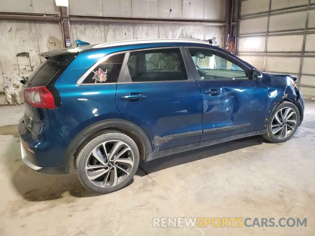 3 fotografías del automóvil dañado KNDCE3LC3K5233334 KIA NIRO 2019