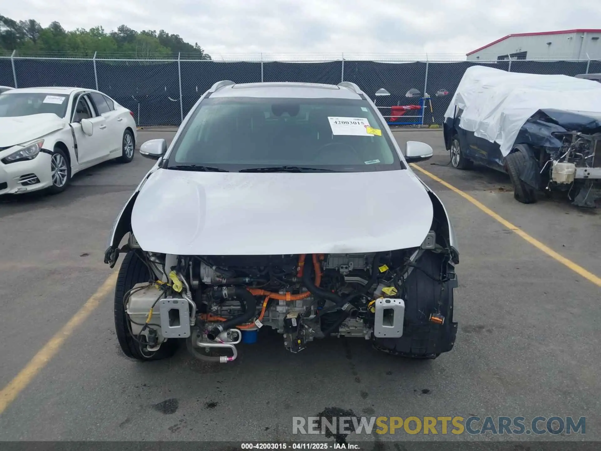 13 fotografías del automóvil dañado KNDCE3LC7K5322632 KIA NIRO 2019