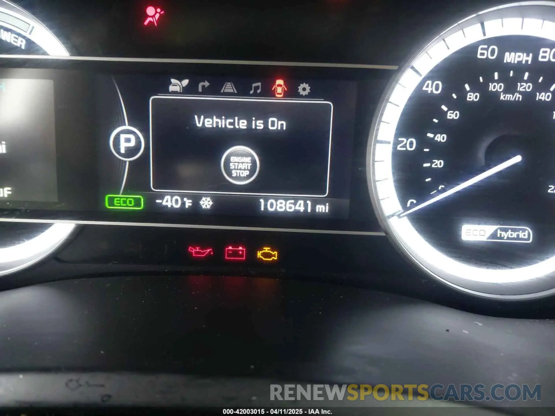 16 fotografías del automóvil dañado KNDCE3LC7K5322632 KIA NIRO 2019