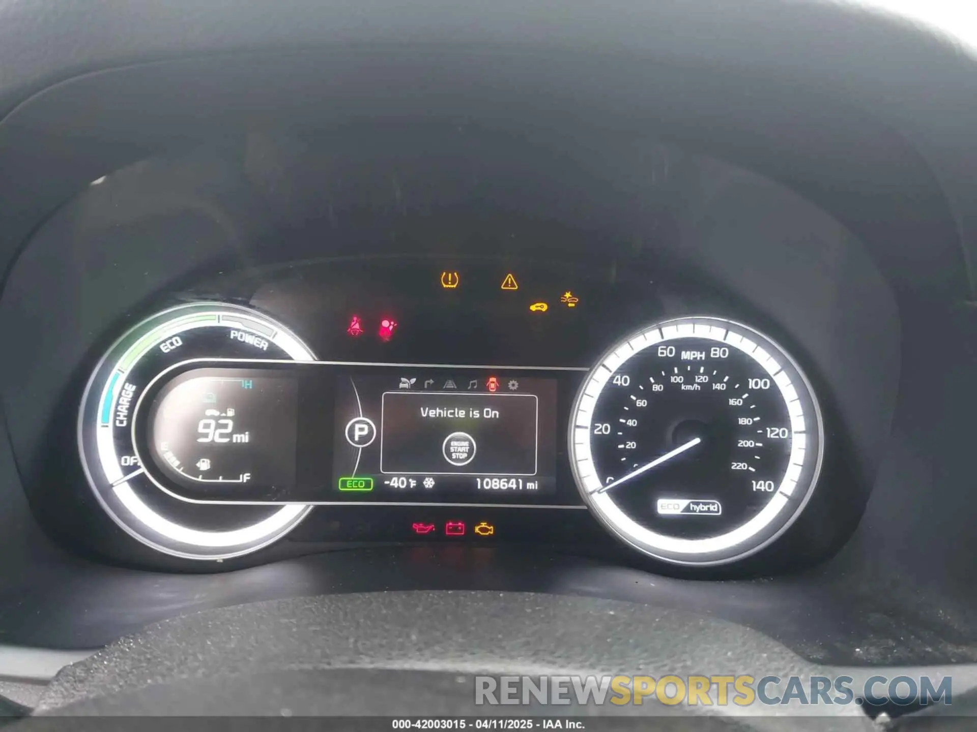 7 fotografías del automóvil dañado KNDCE3LC7K5322632 KIA NIRO 2019