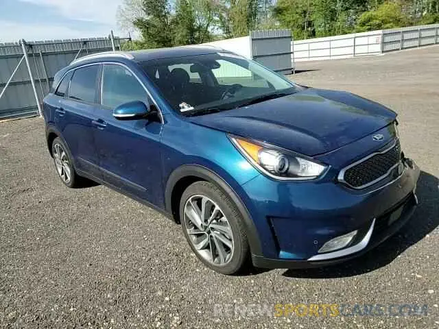 13 fotografías del automóvil dañado KNDCE3LCXK5299878 KIA NIRO 2019