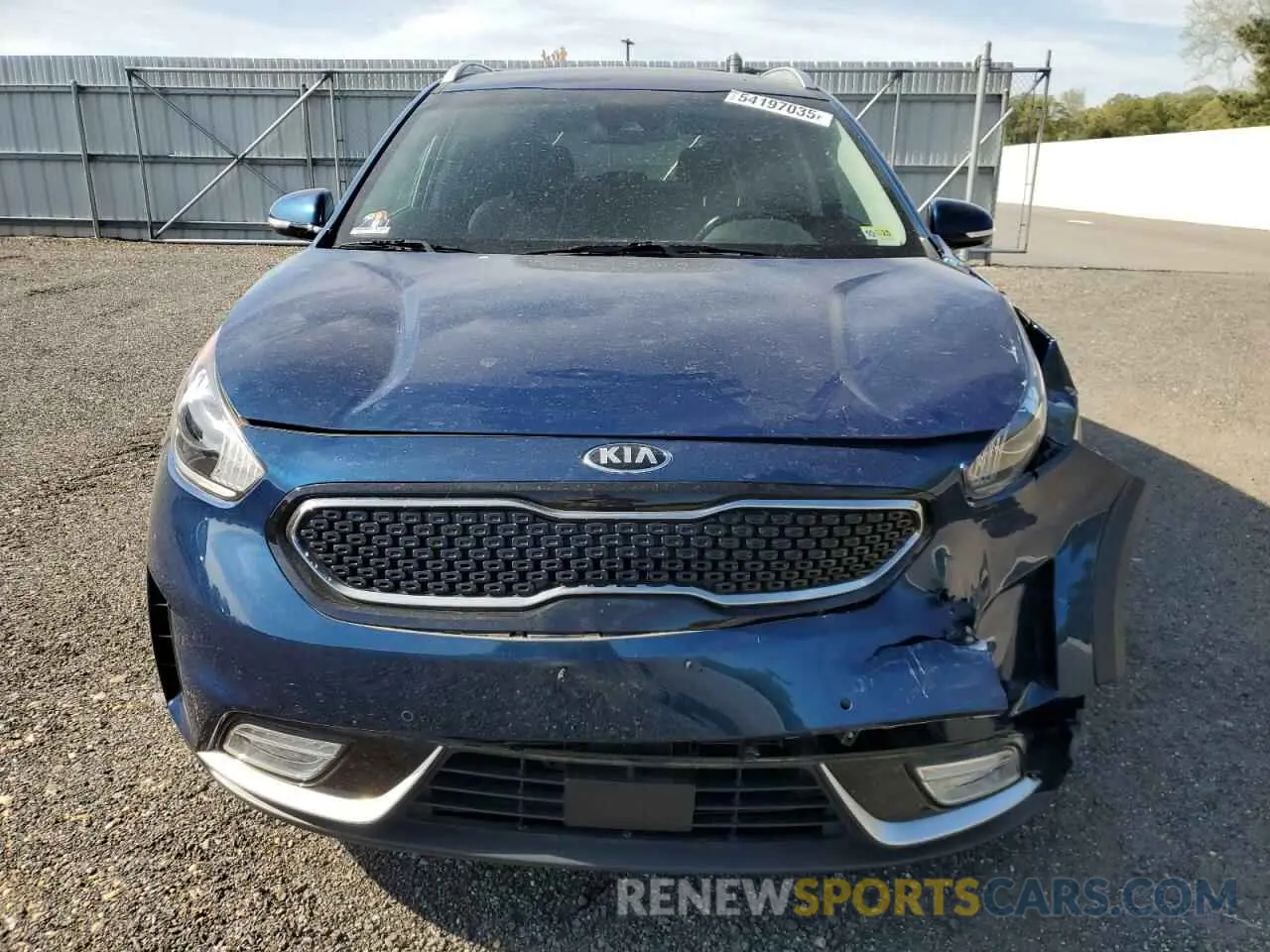 5 fotografías del automóvil dañado KNDCE3LCXK5299878 KIA NIRO 2019