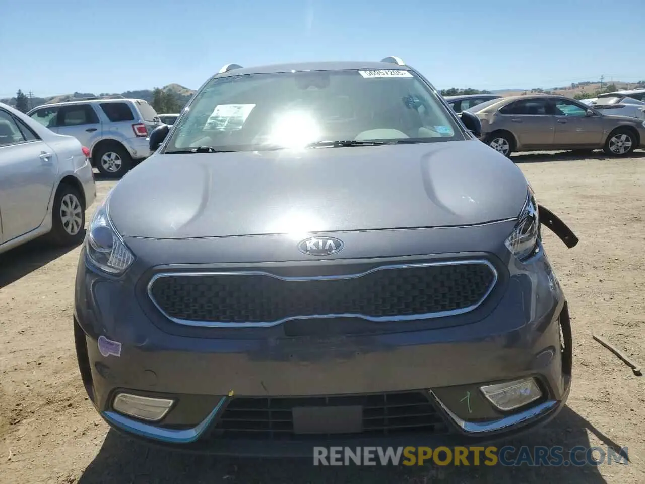 5 fotografías del automóvil dañado KNDCM3LD7K5326028 KIA NIRO 2019