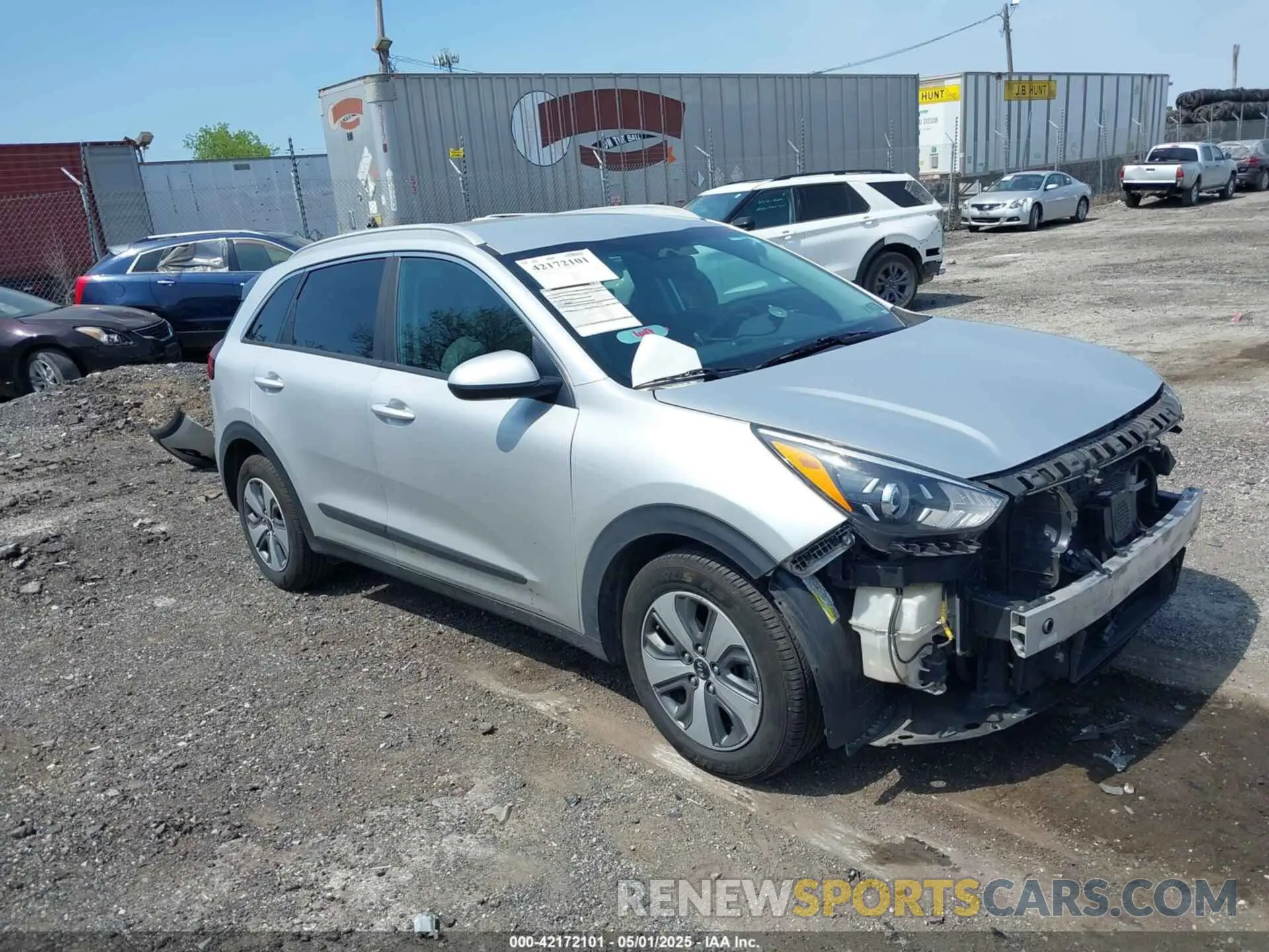 1 fotografías del automóvil dañado KNDCB3LC0L5360696 KIA NIRO 2020