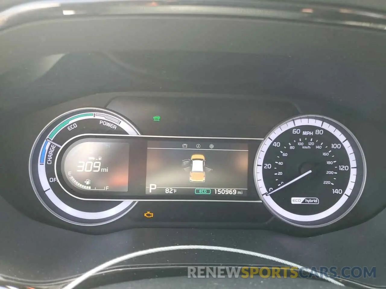 9 fotografías del automóvil dañado KNDCB3LC2L5397412 KIA NIRO 2020