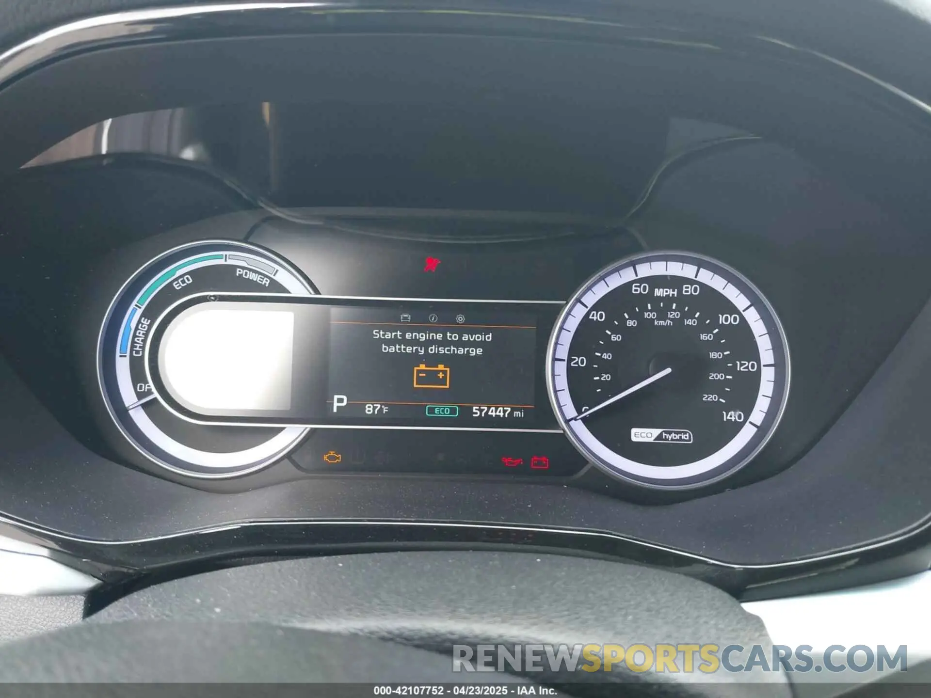 7 fotografías del automóvil dañado KNDCB3LC3L5423810 KIA NIRO 2020