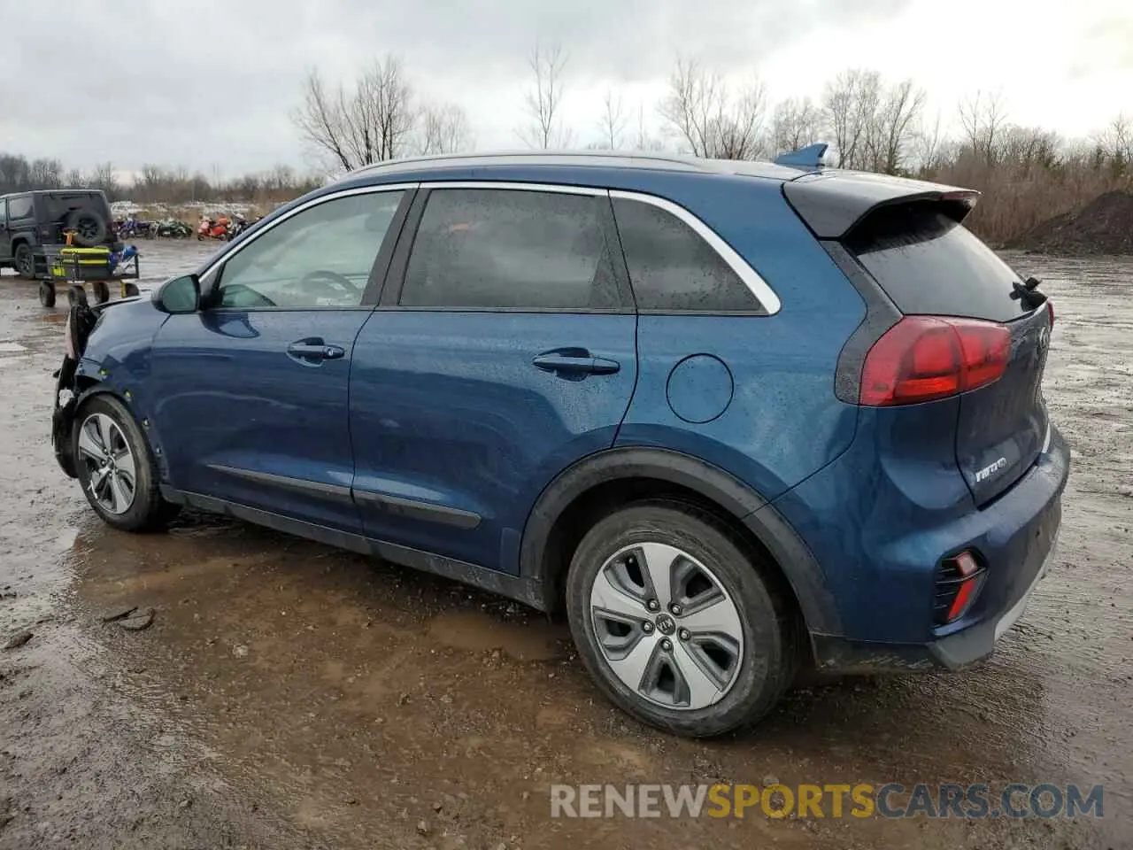 2 fotografías del automóvil dañado KNDCB3LC4L5448019 KIA NIRO 2020