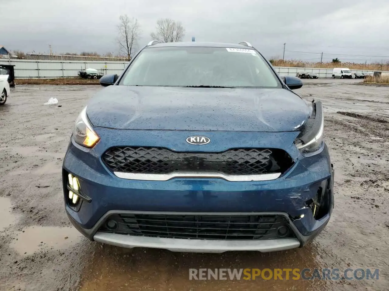 5 fotografías del automóvil dañado KNDCB3LC4L5448019 KIA NIRO 2020