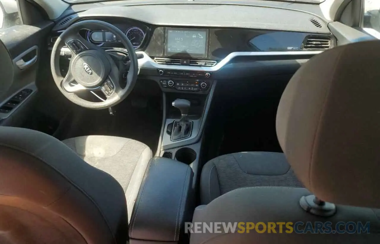 8 fotografías del automóvil dañado KNDCB3LC5L5361617 KIA NIRO 2020