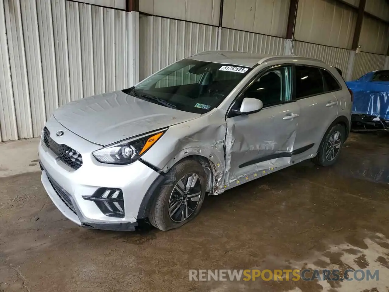 1 fotografías del automóvil dañado KNDCB3LC5L5436235 KIA NIRO 2020