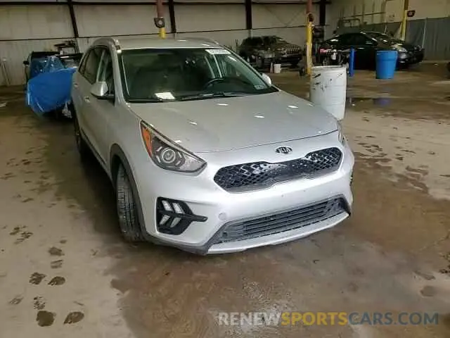 14 fotografías del automóvil dañado KNDCB3LC5L5436235 KIA NIRO 2020