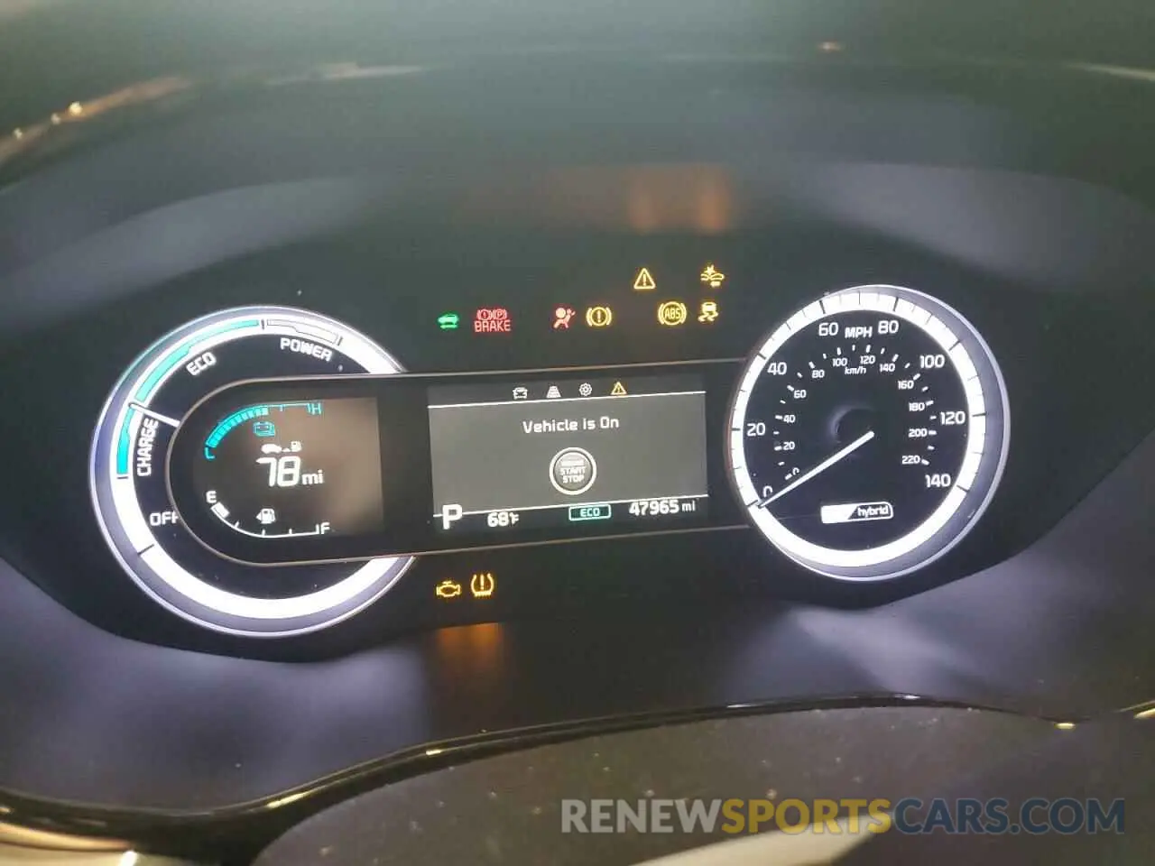 9 fotografías del automóvil dañado KNDCB3LC5L5436235 KIA NIRO 2020