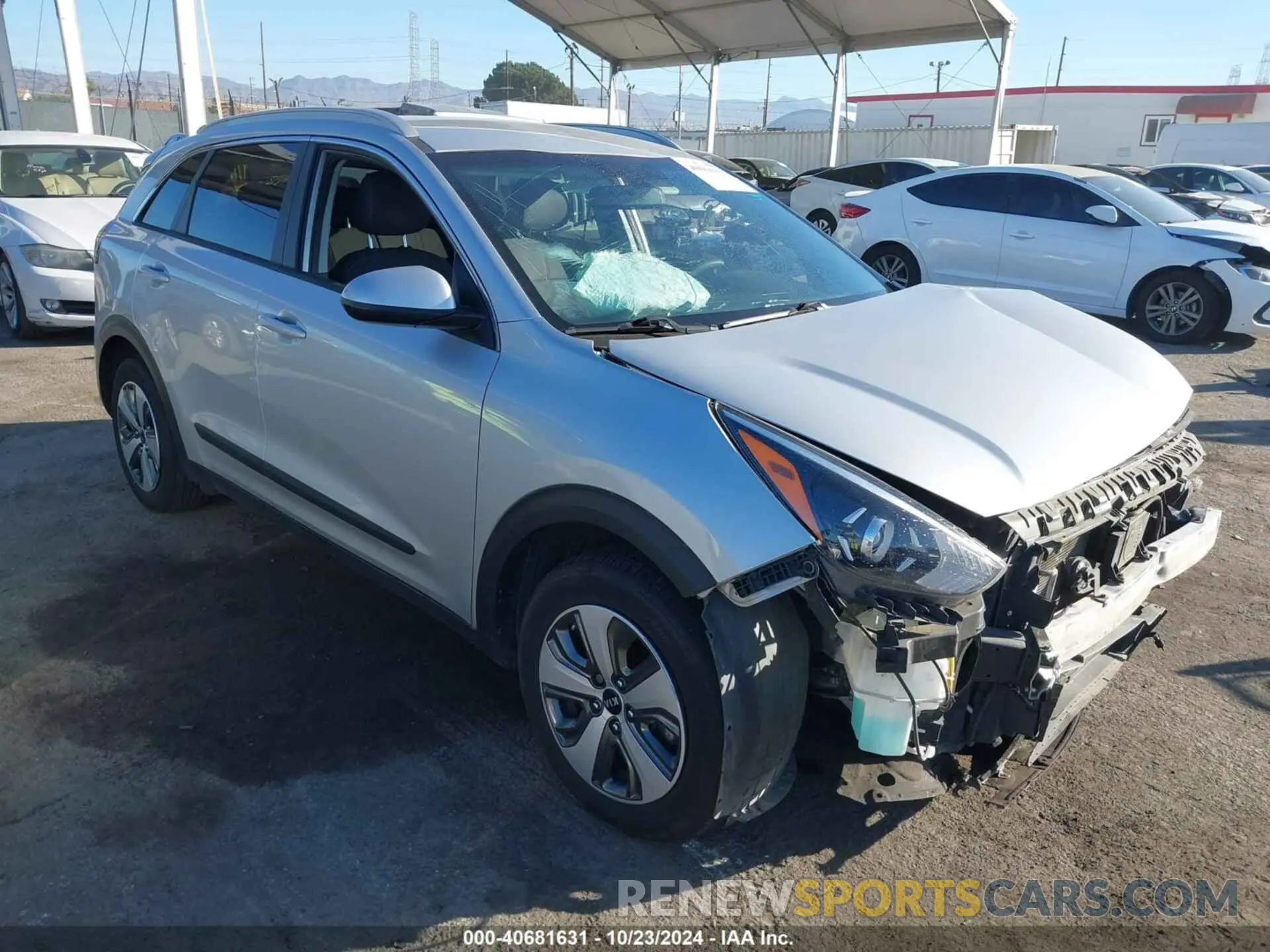 1 fotografías del automóvil dañado KNDCB3LC6L5438852 KIA NIRO 2020