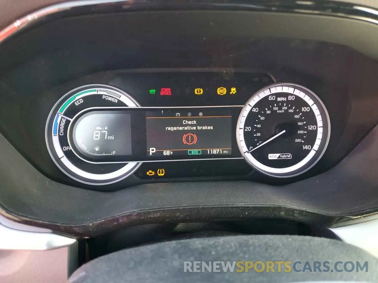 9 fotografías del automóvil dañado KNDCB3LC7L5394568 KIA NIRO 2020