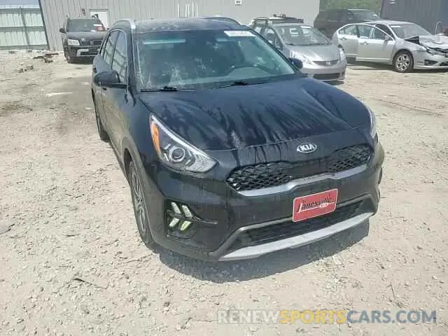 14 fotografías del automóvil dañado KNDCB3LC9L5400435 KIA NIRO 2020