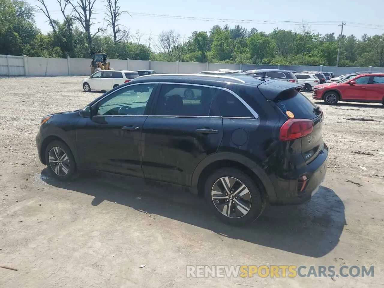 2 fotografías del automóvil dañado KNDCB3LC9L5400435 KIA NIRO 2020