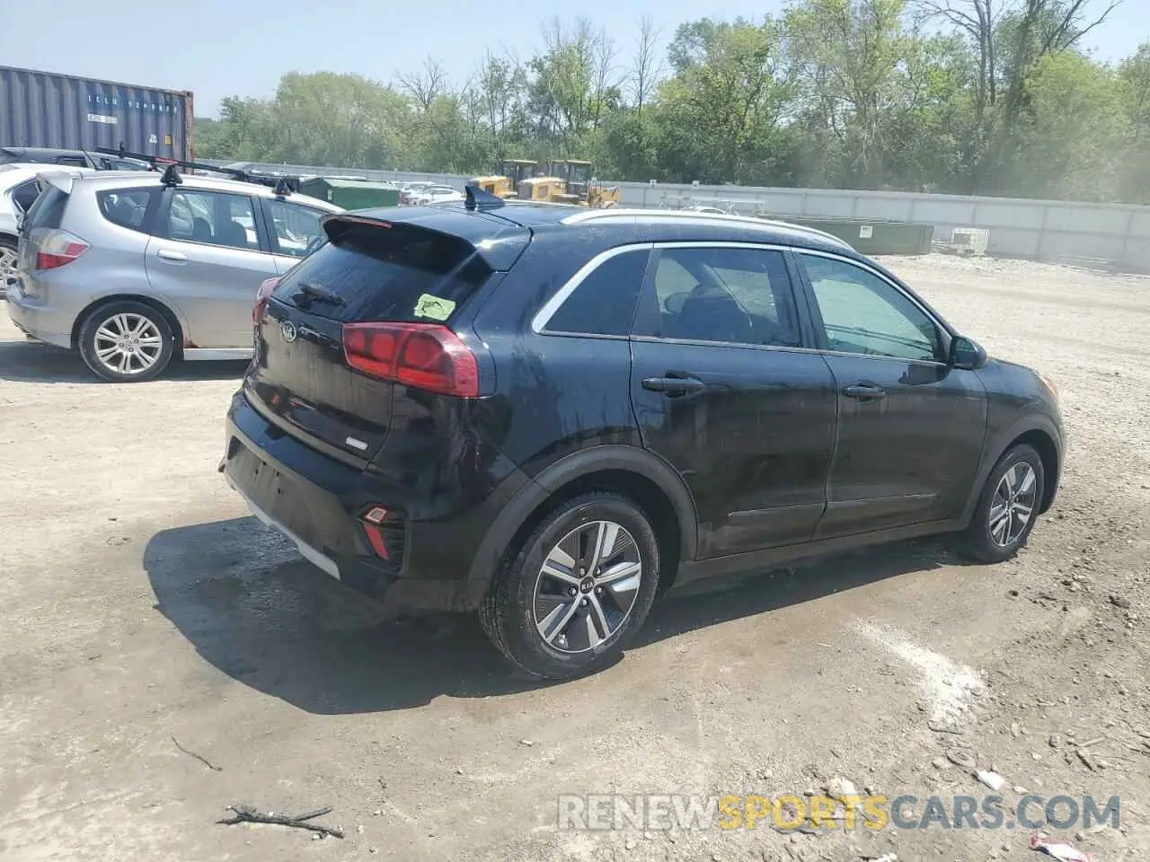 3 fotografías del automóvil dañado KNDCB3LC9L5400435 KIA NIRO 2020