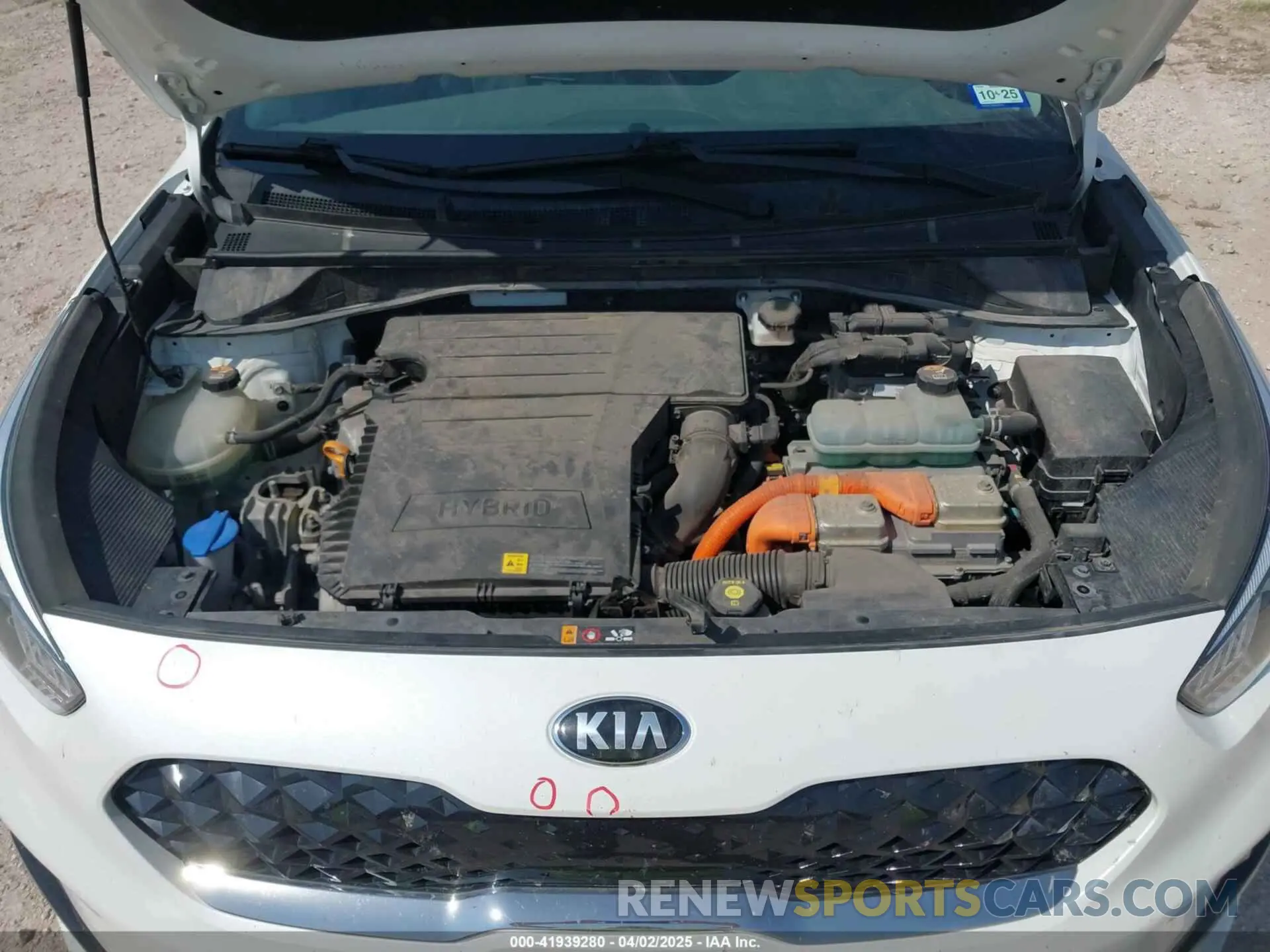 10 fotografías del automóvil dañado KNDCB3LCXL5400184 KIA NIRO 2020