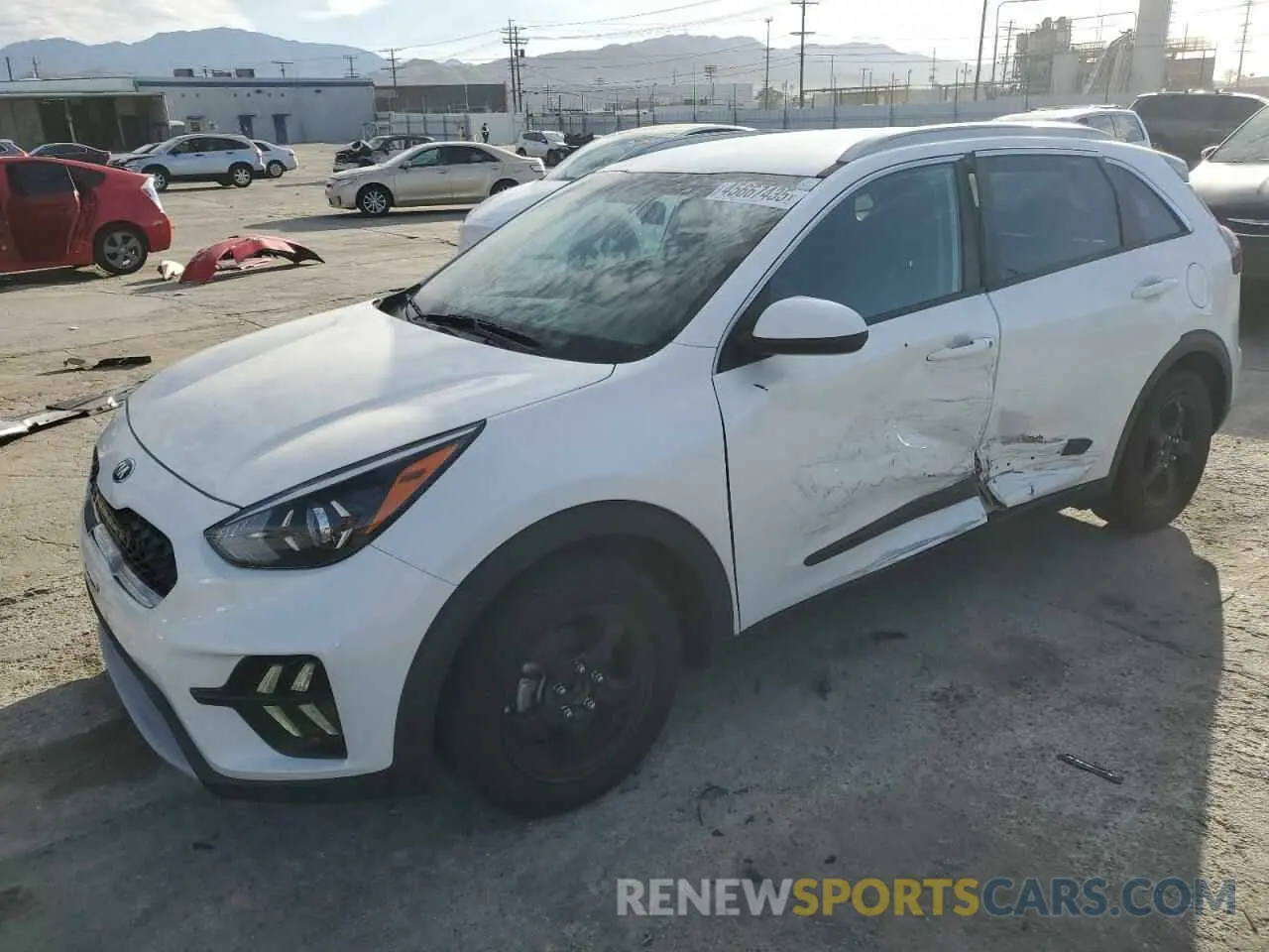 1 fotografías del automóvil dañado KNDCB3LCXL5423481 KIA NIRO 2020