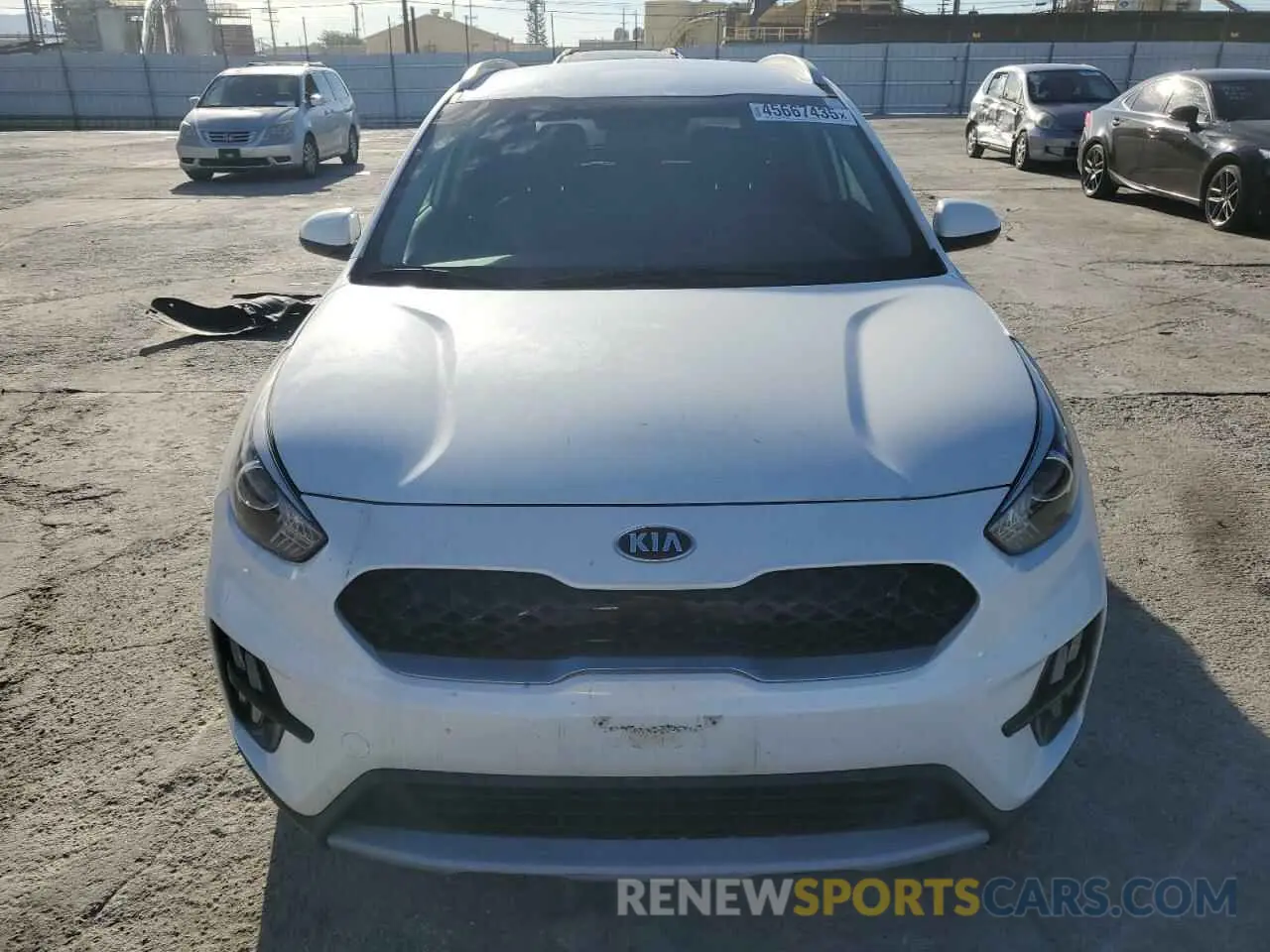5 fotografías del automóvil dañado KNDCB3LCXL5423481 KIA NIRO 2020