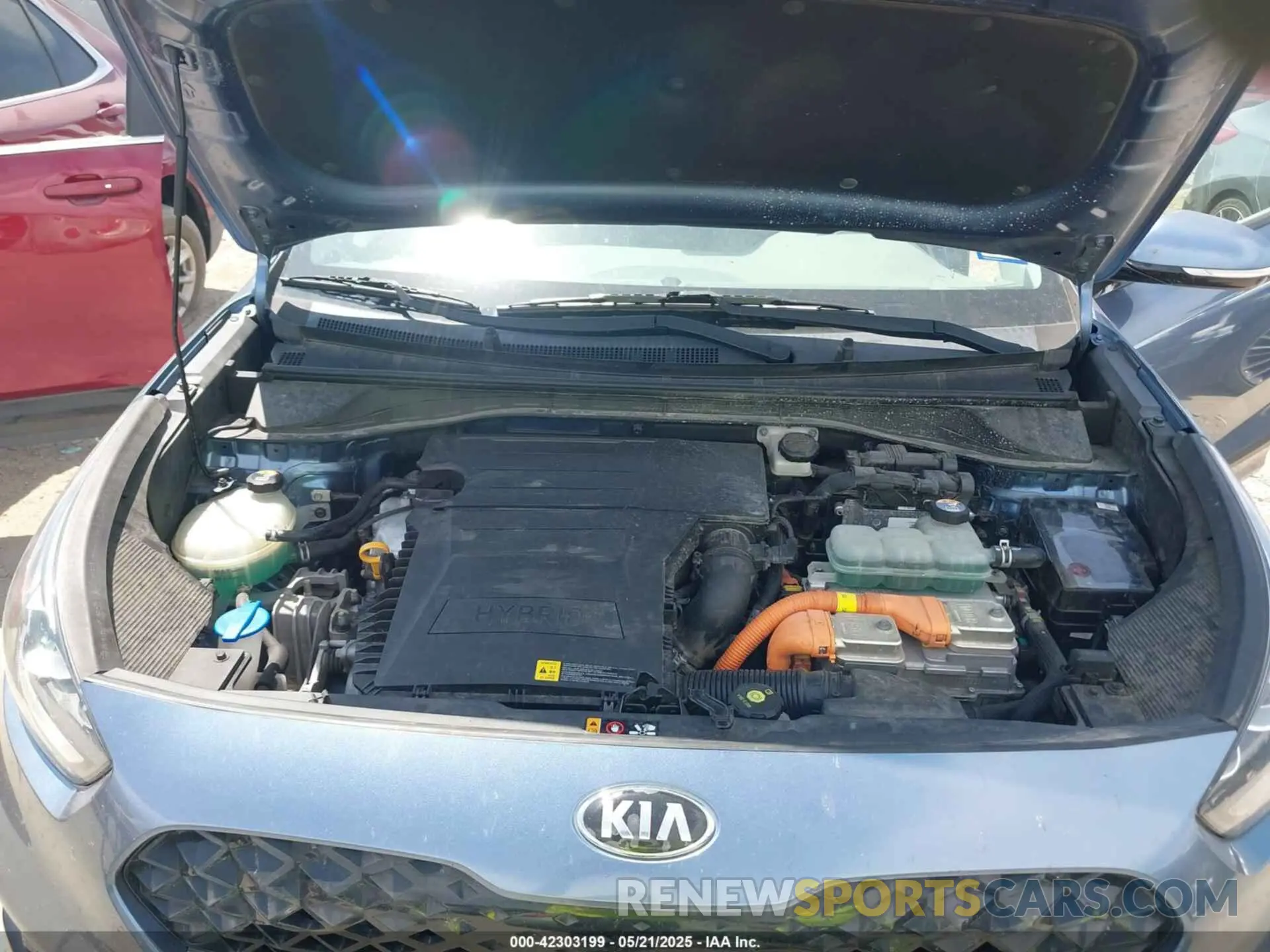 10 fotografías del automóvil dañado KNDCC3LC1L5394630 KIA NIRO 2020