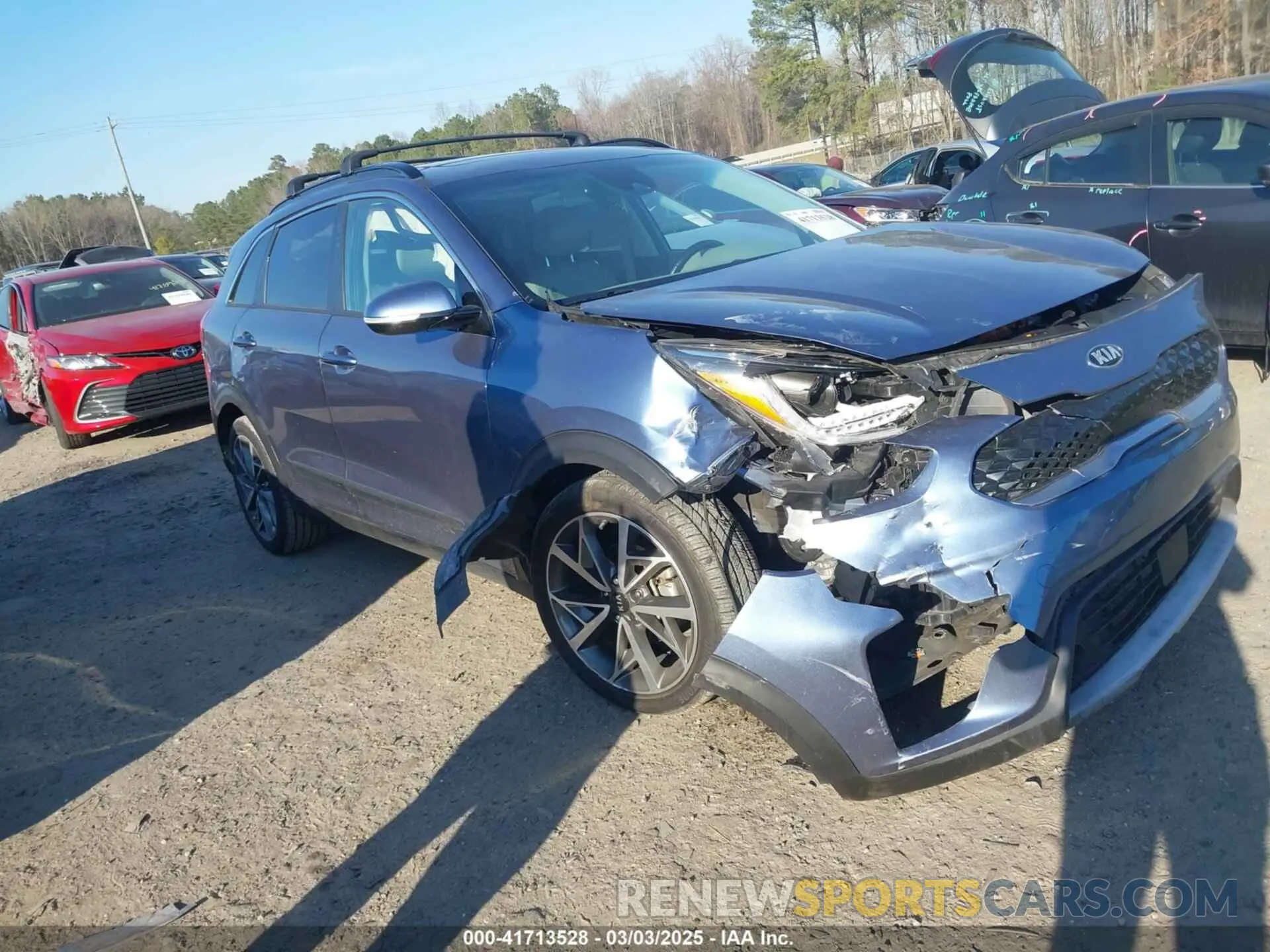 1 fotografías del automóvil dañado KNDCC3LC5L5421702 KIA NIRO 2020