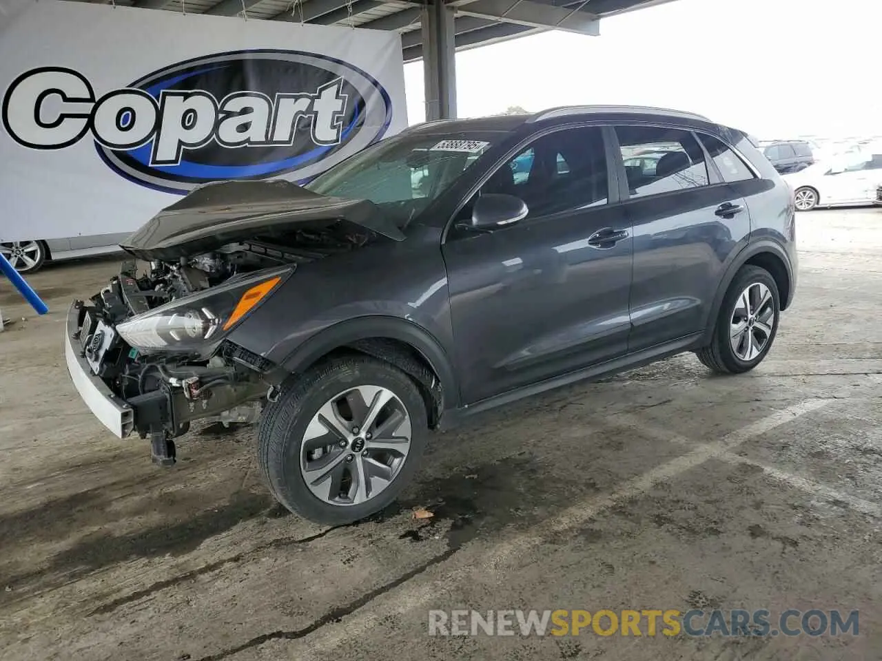 1 fotografías del automóvil dañado KNDCC3LG8L5047427 KIA NIRO 2020