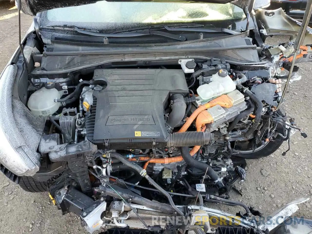 11 fotografías del automóvil dañado KNDCD3LD1L5387344 KIA NIRO 2020