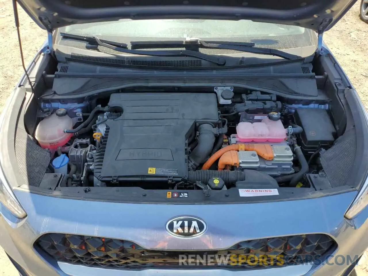 12 fotografías del automóvil dañado KNDCE3LC6L5433318 KIA NIRO 2020
