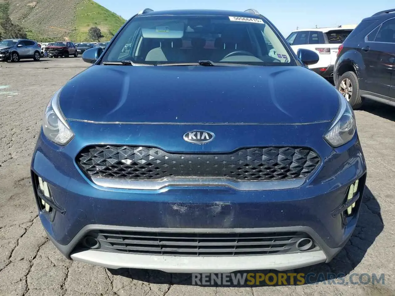 5 fotografías del automóvil dañado KNDCB3LC3M5471647 KIA NIRO 2021