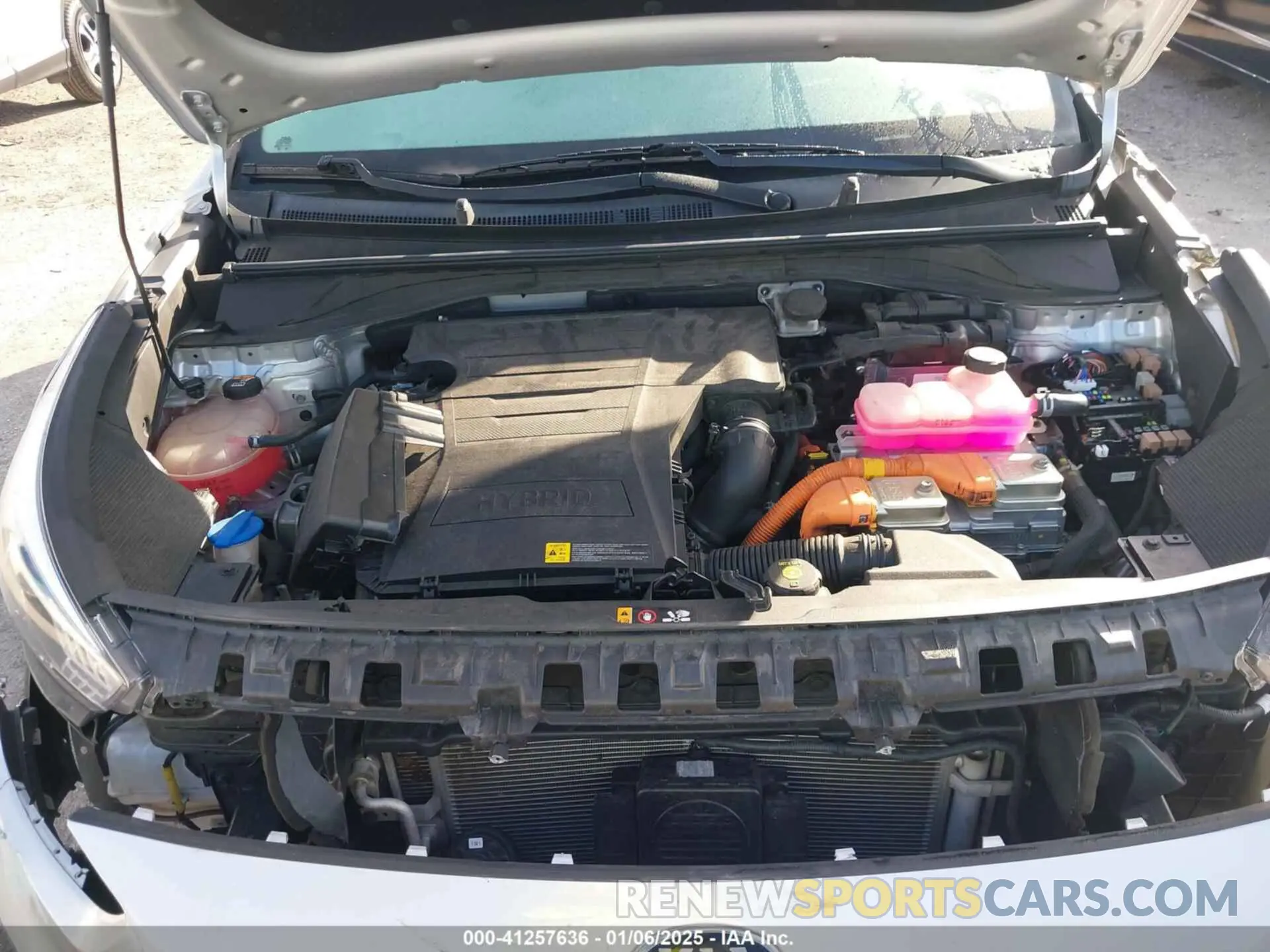 10 fotografías del automóvil dañado KNDCB3LC4M5479000 KIA NIRO 2021